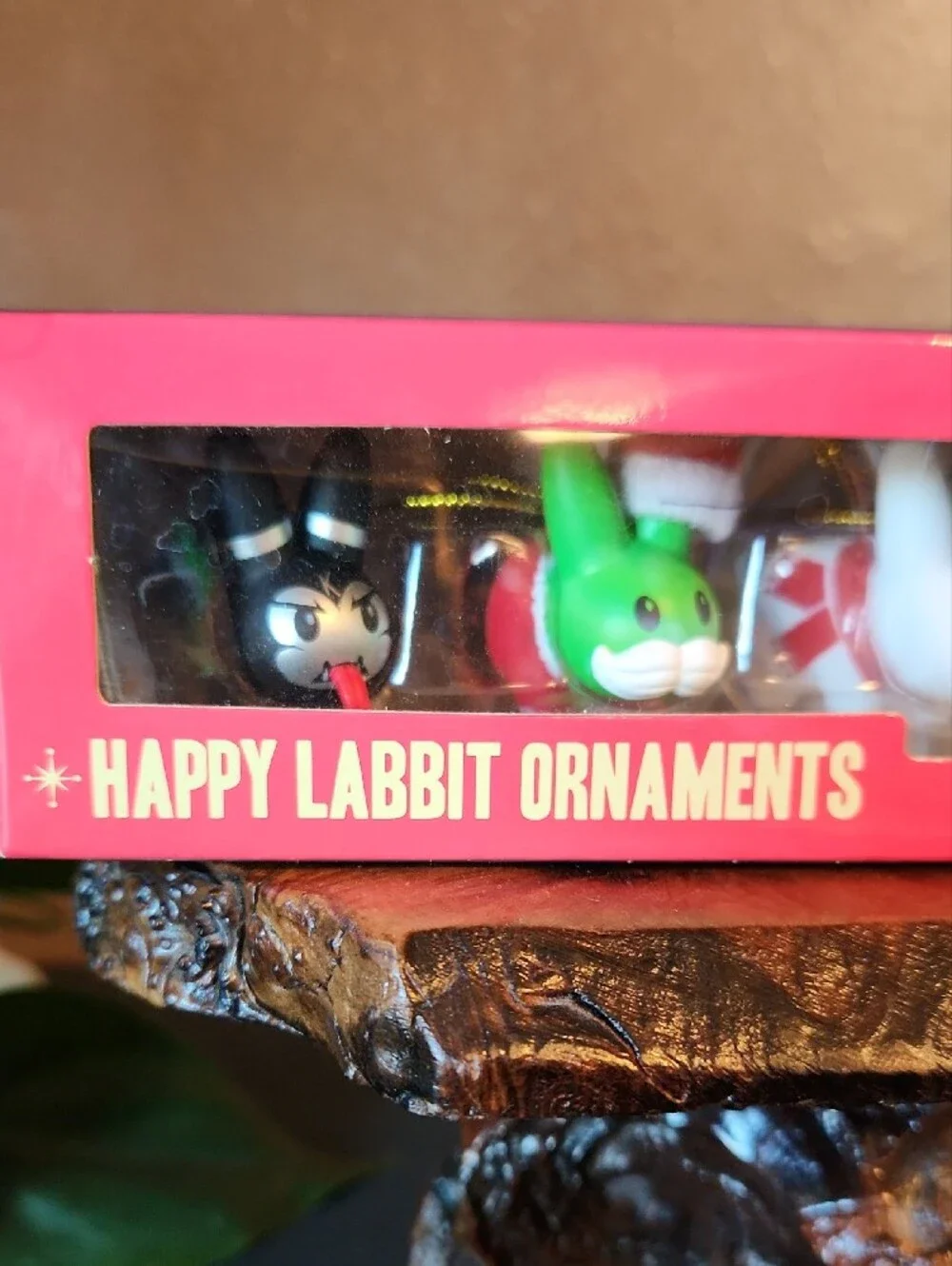 Kidrobot Happy Labbit Holiday Ornament Set - New Open Box